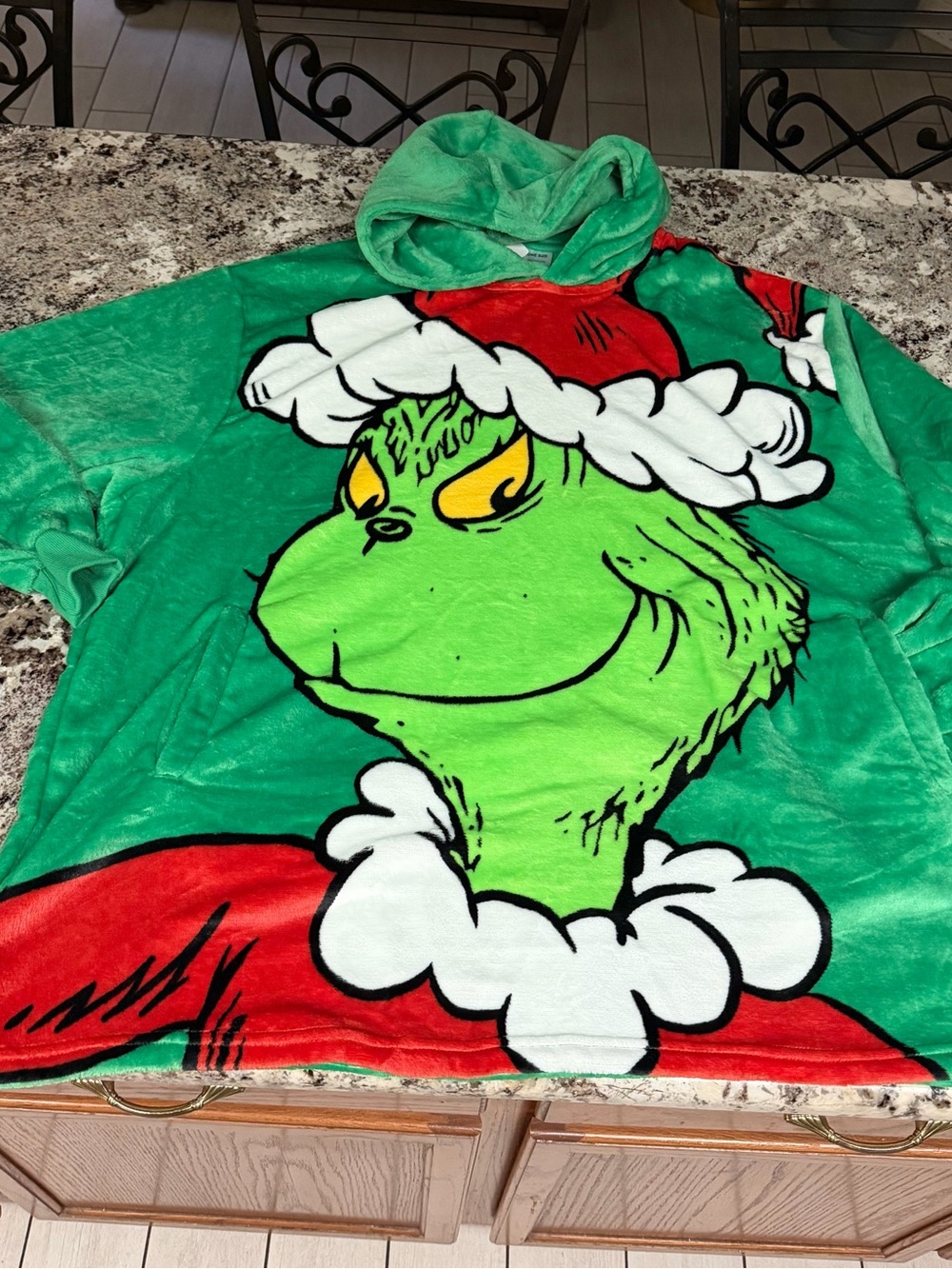 Grinch Oversized blanket Hoodie